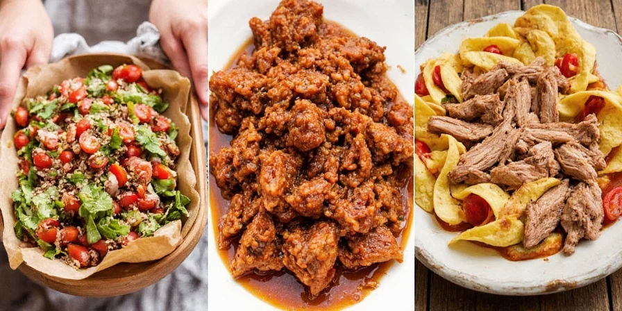 Asian-inspired pulled pork served with pickled vegetables