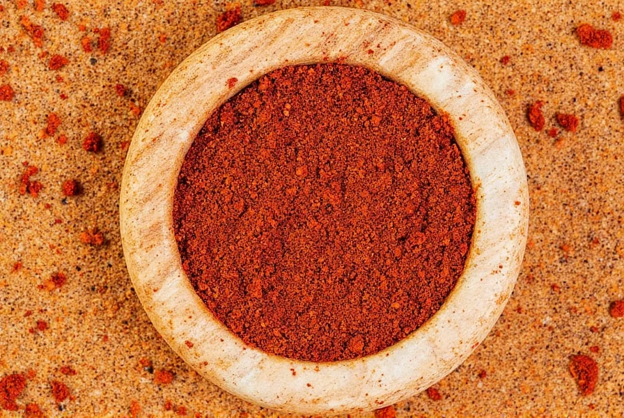 Meat Coated with Rub