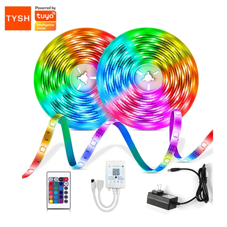 

TYSH Tuya Low Power Colorful Waterproof Energy Saving Smart Light Bulb Wifi Light belt