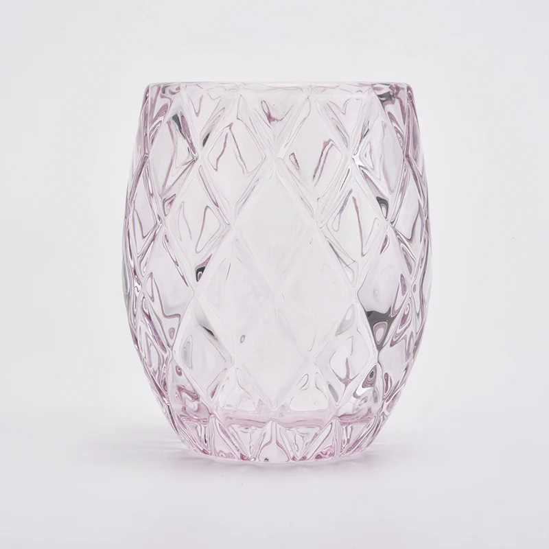 200ml Luxury Pink Candle Glass Jar Wholesale