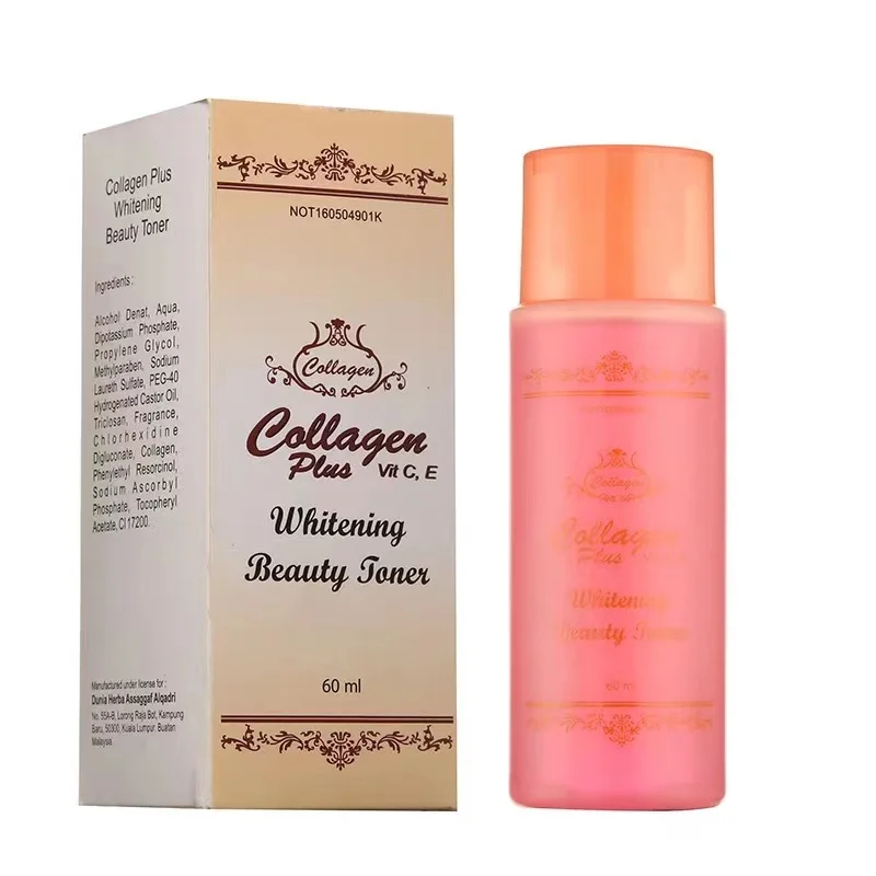 Hot Selling Collagen Plus Beauty Skin Care Face Moisturizing Hydrating Whitening Brightening Beauty Facial Toner