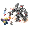 459 PCS ABS Plastic Material War Machine Robot Building Blocks With 4 Mini Heroes Action Figure Construction Style Kid Toys
