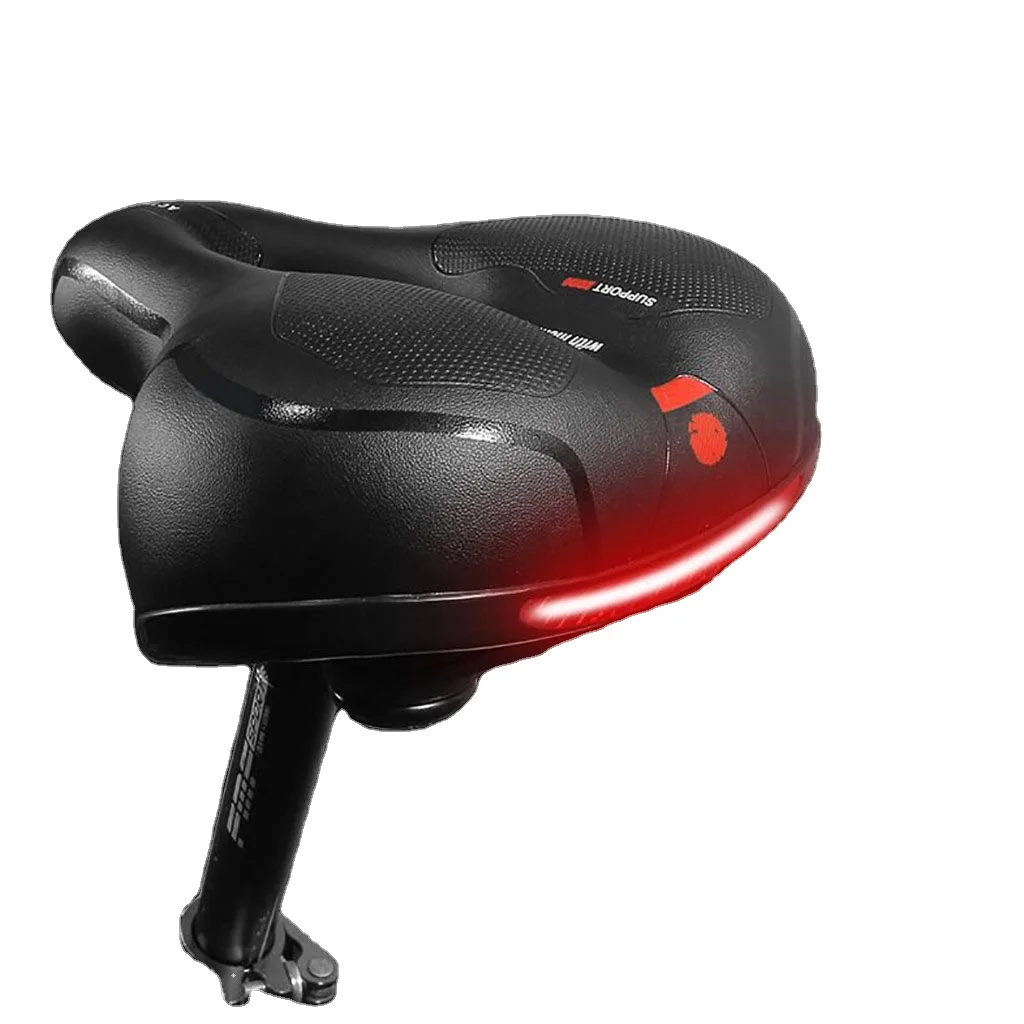 

Hollow Breathable Bicycle Saddle Mountain Mtb Bike Saddle Shock Absorbing Comfortable Bike Seat Safety Warning