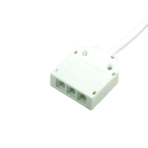 LED RGB CCT 3 pin 4 pin female socket Connector 3way distributor For 10mm SMD 5050 5630 RGBW LED power Strip Light