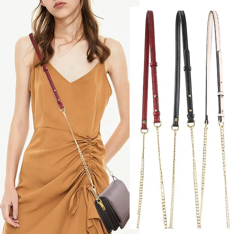 

MeeTee B-S378 New Fine Diagonal Bag Accessories Thin Shoulder Strap, Colorful