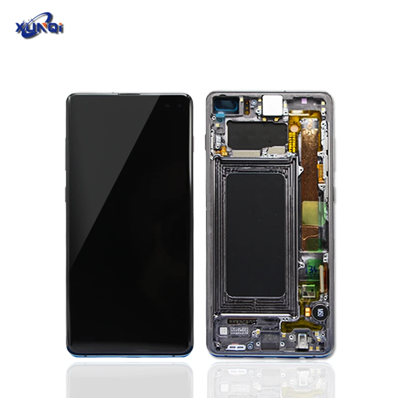 

100% Tested s10 lcd display Mobile phone touch screen lcd for samsung s10 With frame Repair Parts