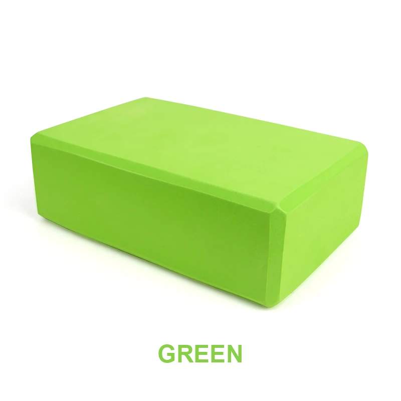 

ENGINE Wholesale Custom Personalized ECO Natural Yoga Block Strap Green Yoga Block EVA Foam, Customized color