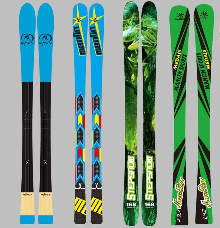 
ski board set custom alpine ski carbon fiber glass freestyle and board and snowboard custom alpine ski equipment gift 