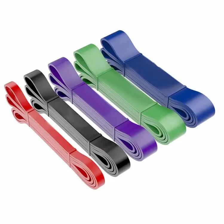 

Latex Material Loop Bands Strength Training Flat Customizable Resistance Band for men, Blue/green/purple/black/red