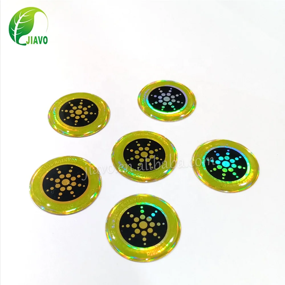 Eco-friendly healthy anti radiation sticker with OEM your logo