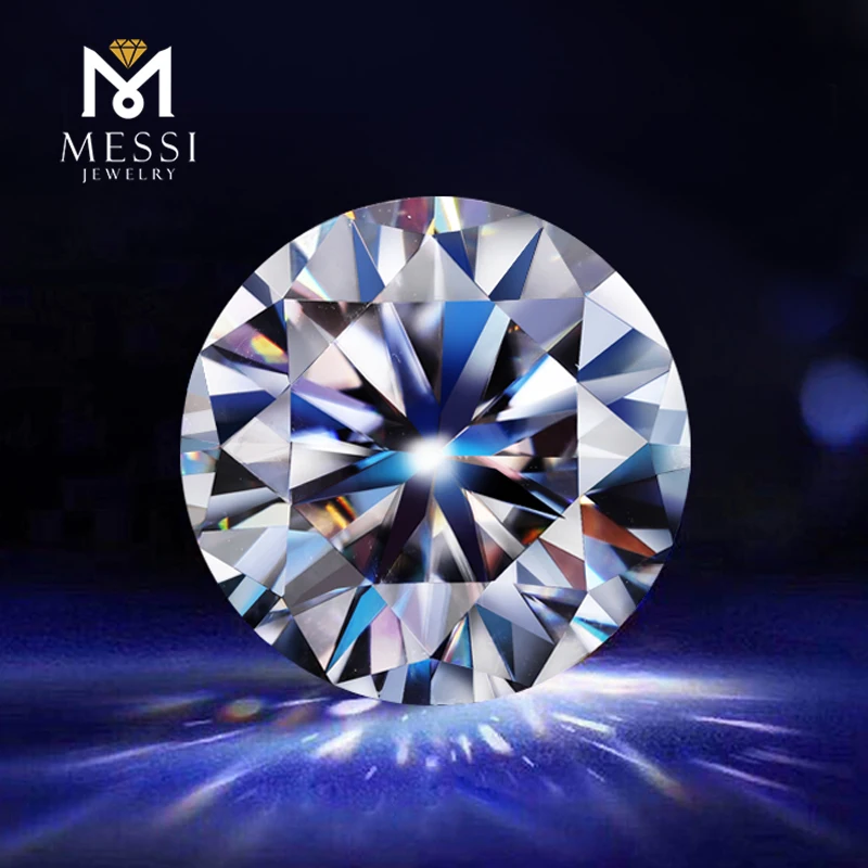 

Messi Jewelry Wholesale 3.0-15mm Whtie D EF GH Color GRA Moissanite Stone Price Per Carat Loose Moissanite Diamond, Def white