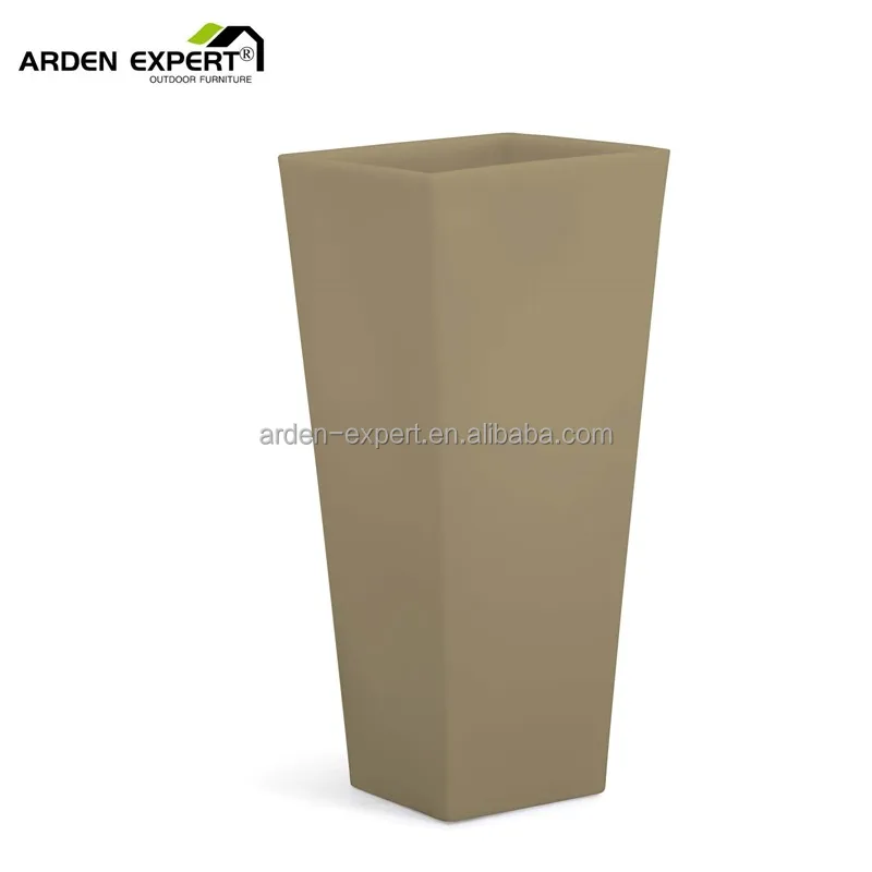 

PE polyethylene planter pots quality guarantee 10 years durable and explosion-proof environmental degradable flower pots, Customized color