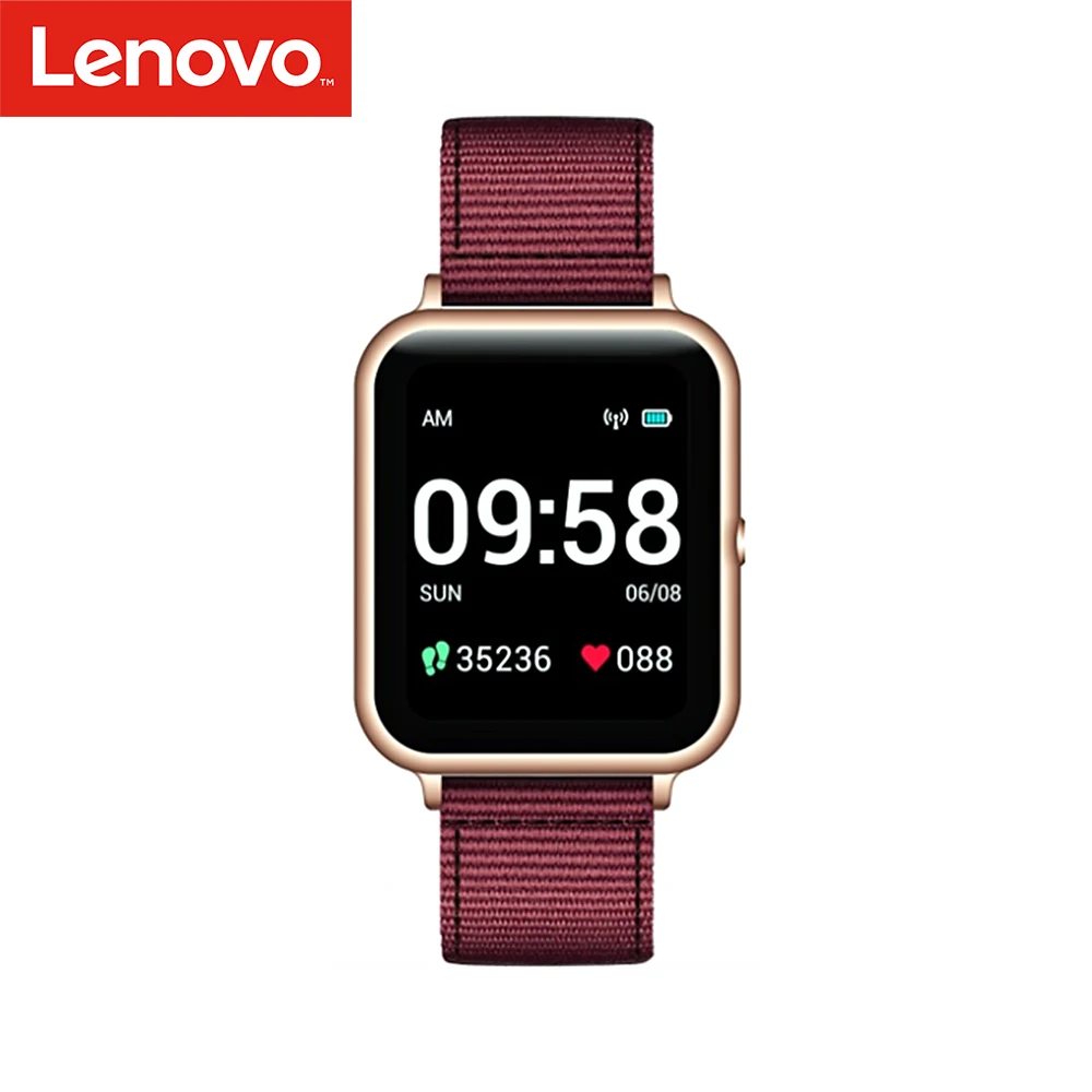 

Lenovo S2 Smart Watch IP67 Waterproof Wristband HD Screen Fitness Heart Rate Sleep Monitor Global Version Tracker band