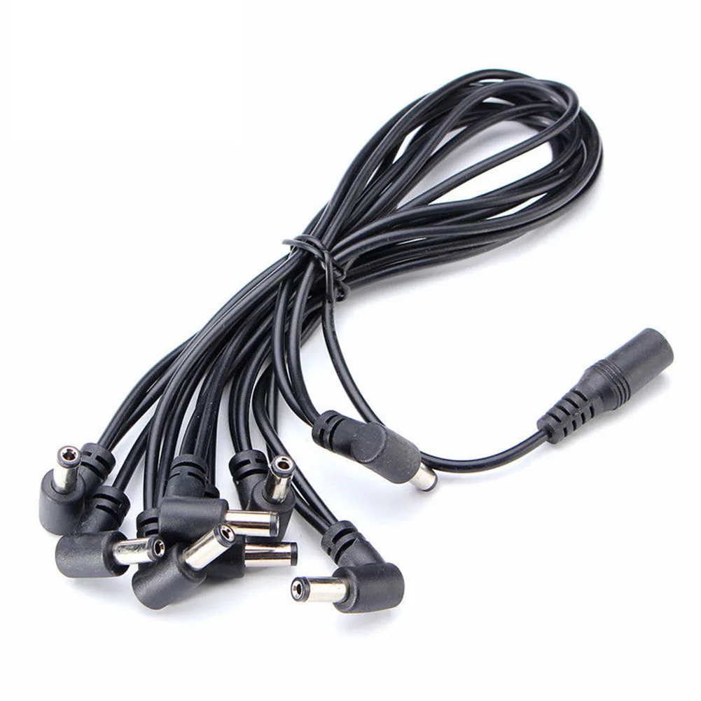 

Daisy Chain Effects Cable /9V 2A Electric Guitar Effector Power Cord/ 3 4 5 6 8-plug Power Cable Musical Instrument Accessories, Black