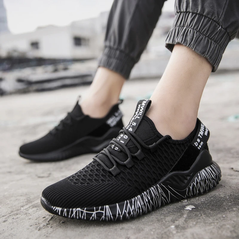 

2021 New Plus Size Lightweight Running Shoes Men's Summer Sneakers Men's Shoes Sports Male Sneakers Sport Grey Gym Tennis