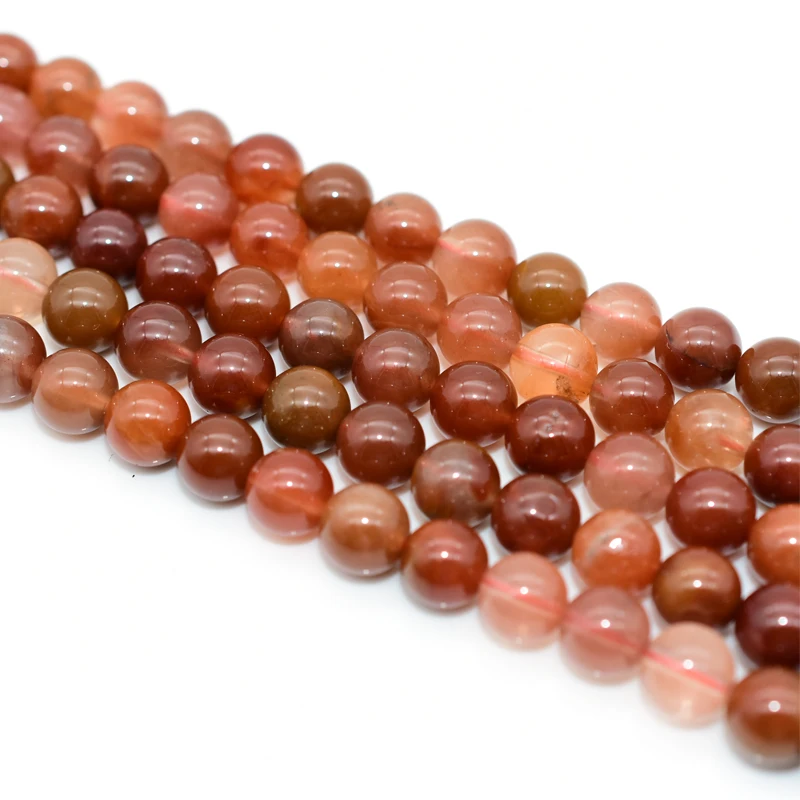 

Trade Insurance  High Quality Natural Red Hair Rutilated Quartz Loose Beads