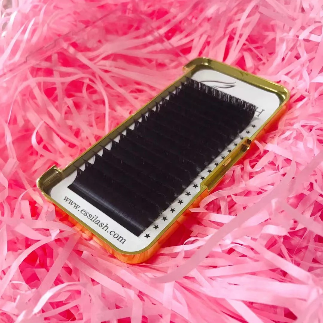 

ESSI LASH Best Lash Extension Vendor Eyelash Extension Cashmere Volume Lashes, Matte black