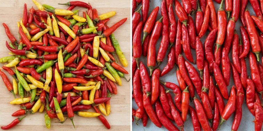 Storing dried peppers in mason jars