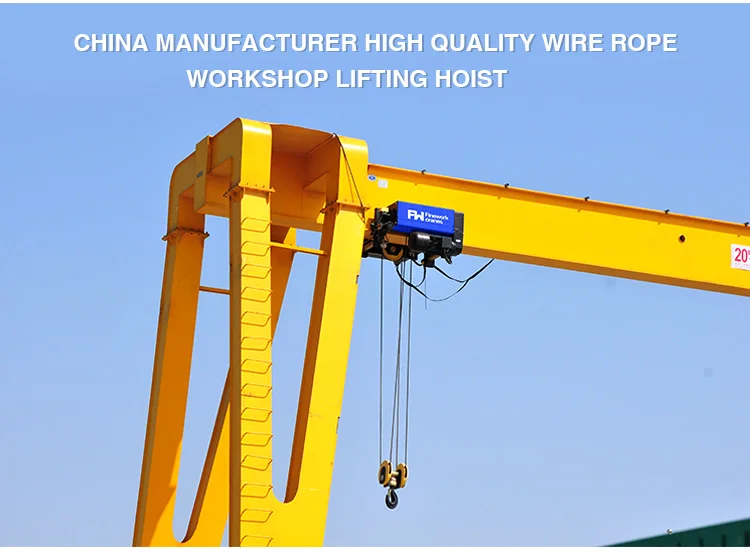 Top Quality light weight electric hoist lever monorail wire rope hoist