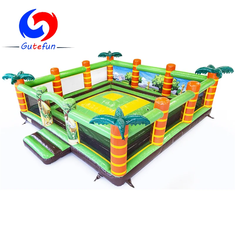 

fantastic party events commercial grade  Jungle inflatable air mountain with sidewalls for sale