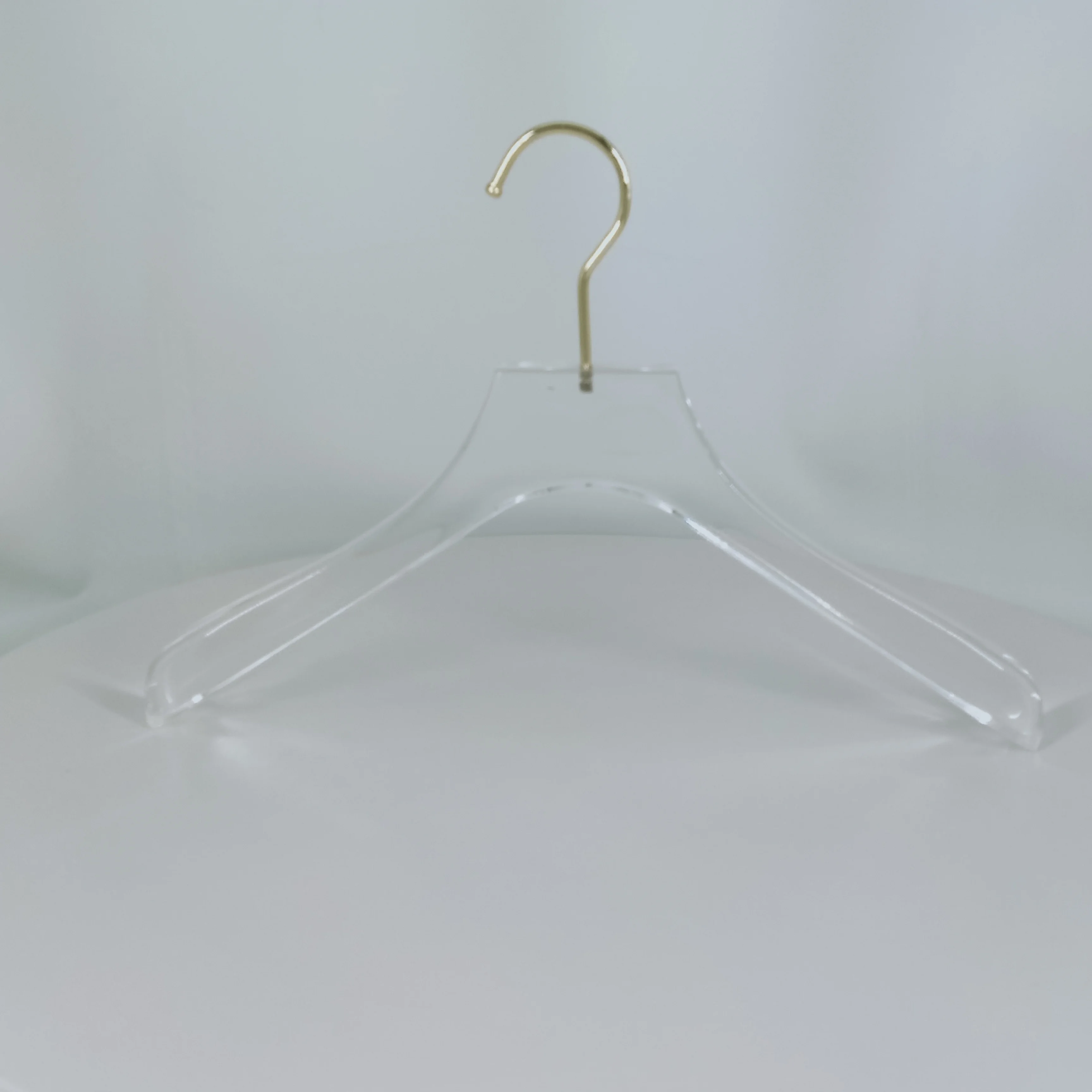 

High Quality Clothing Store Clear Acrylic 2.5 Women'S Flat Hanger, Customized