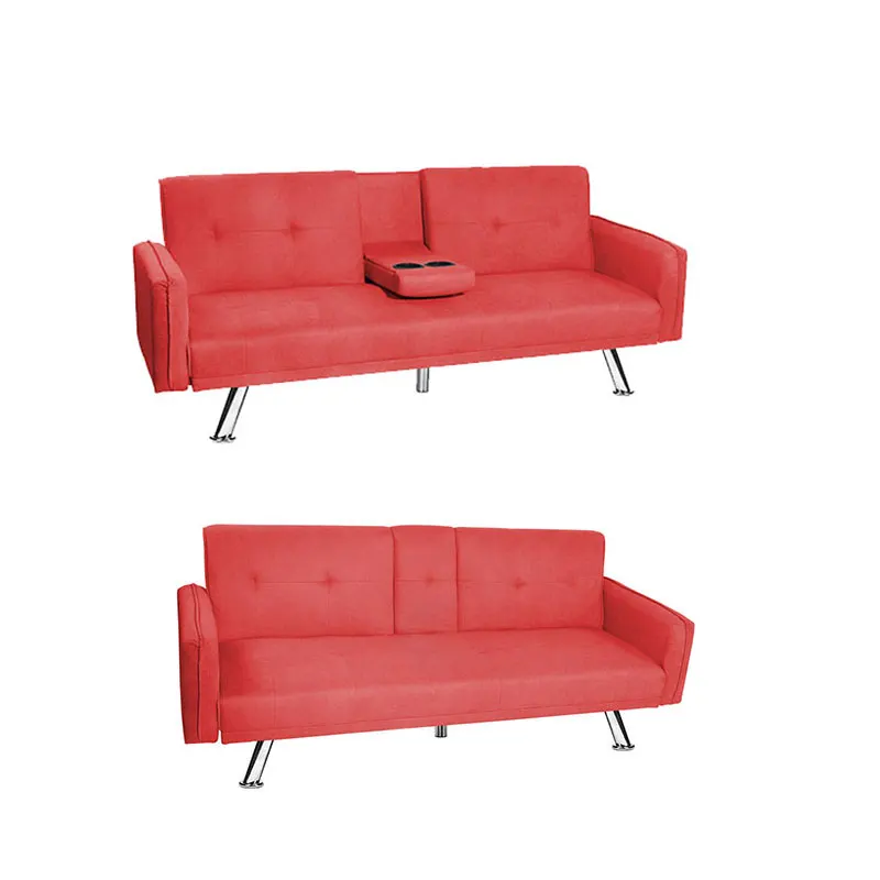 

Hot Sale USA Free Shipping Air Bed Sofa Pull Out Sofa Bed, Red