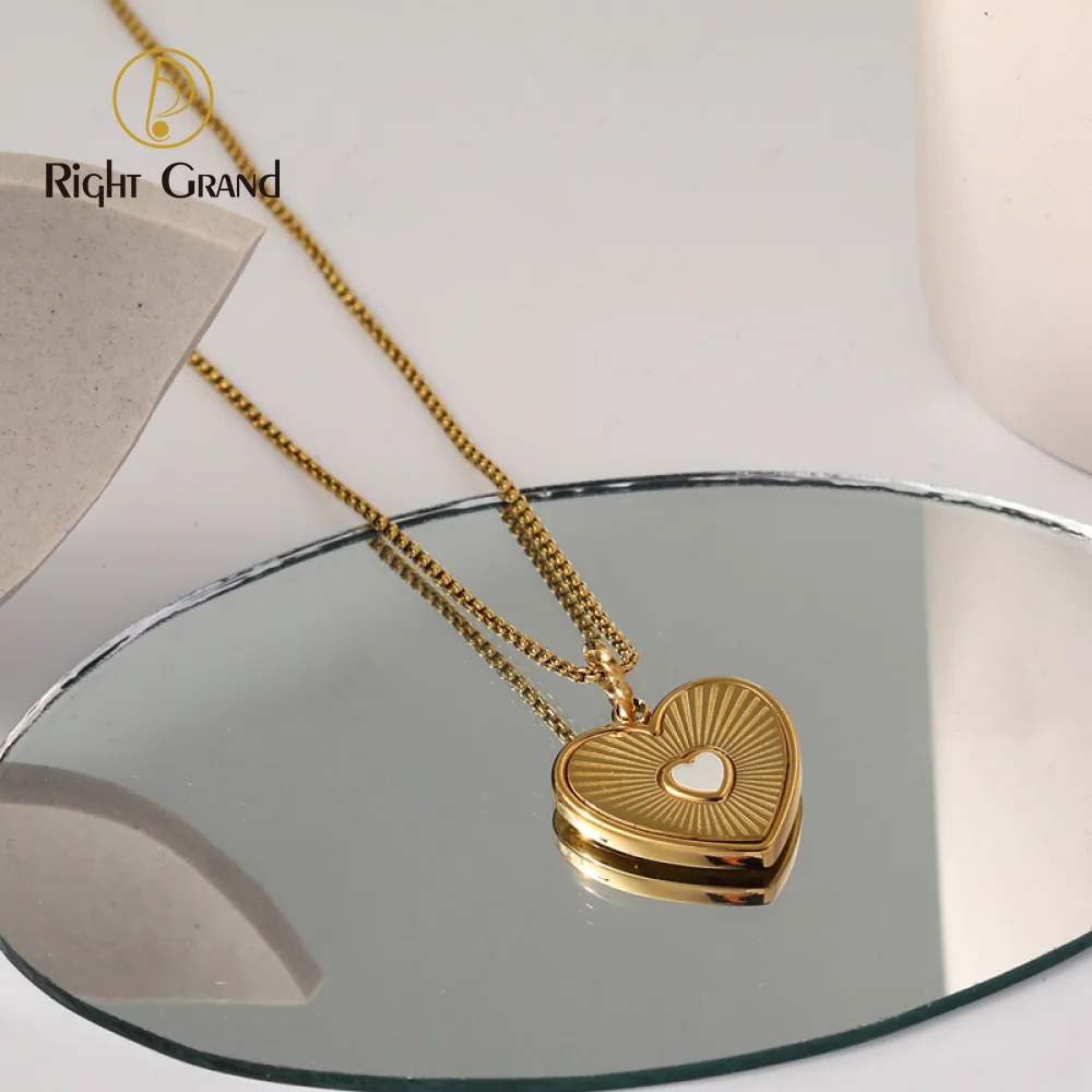

Hot Sale Fashion Jewelry Necklaces Stainless steel Heart Necklace Jewelry for Valentine's Day Birthday Mother Day Gift