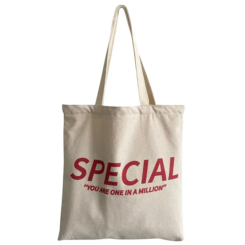 

Factory Direct Sale Custom Spot Blank One-shoulder Vest Shopping Simple Canvas Tote Bag