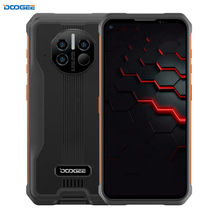 

2021 Latest Original DOOGEE V10 5G Rugged Phone 8GB+128GB 6.39 inch Android 11 Cell Phone IP68/IP69K Waterproof Smartphone