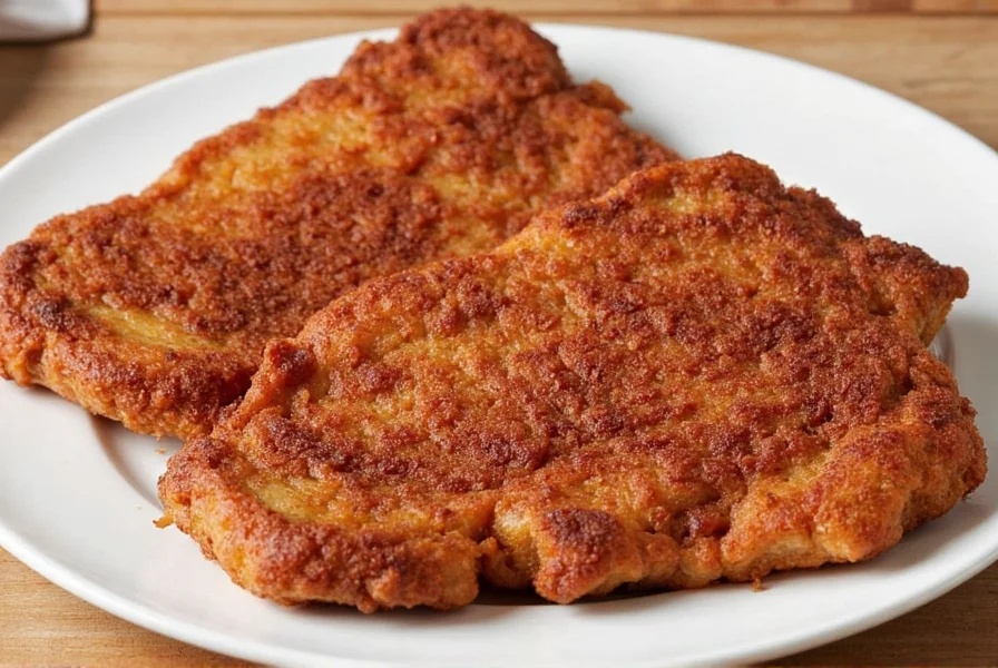 Close-up of spices used in country fried pork steak