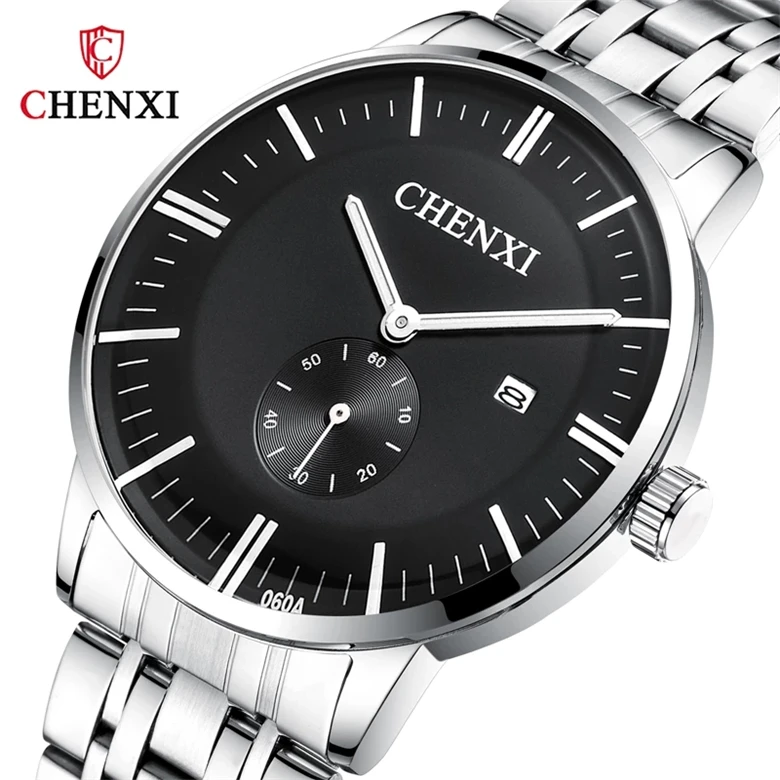 

Men Watches 2021 Luxury Brand CHENXI New Fashion Waterproof Watch For Men Simple Big Dial Quartz Wristwatches Relogio Masculino