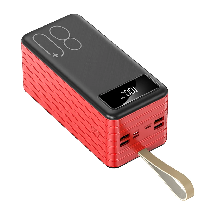 

Christmas Gift Promotion Amazon New Products Power Bank 80000Mah Powerbank with LED Light 80000mAh Power Banks