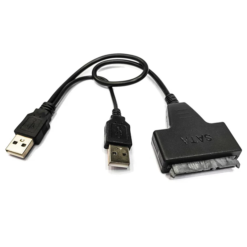 

USB 2.0 To 22 Pin Sata 2.5 3.5 Inch SDD HDD Hard Drive Converter Adapter Cable Cord