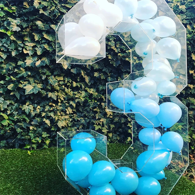 Clear Acrylic Hollow Balloon Numbers Balloon Decorations For Party Buy Acrylic Balloon Numbers