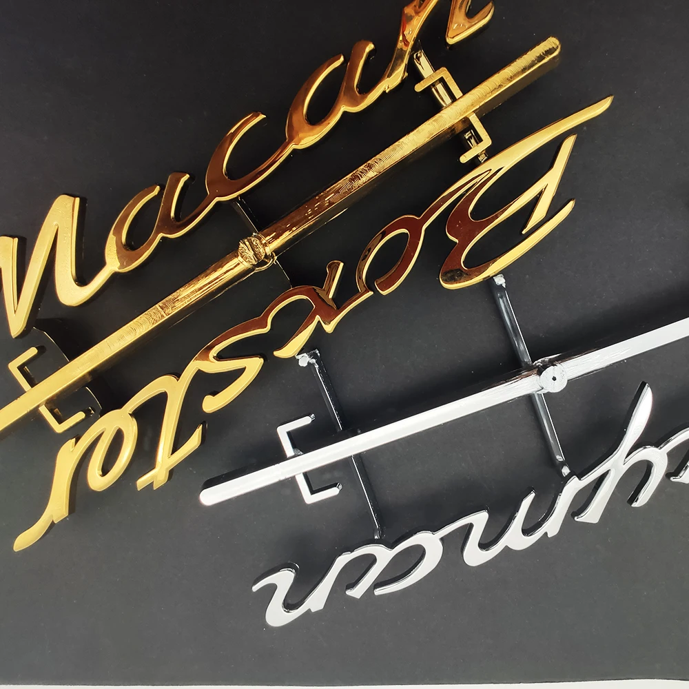 Custom Car Emblem 3d Plastic Car Logo Abs 3m Adhesive Waterproof Chrome