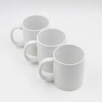 

High Quality White Blank Customized 11oz Ceramic Mugs Cups To Sublimation Printing