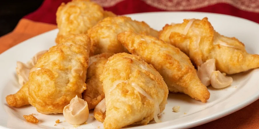 Traditional sopapillas served with honey