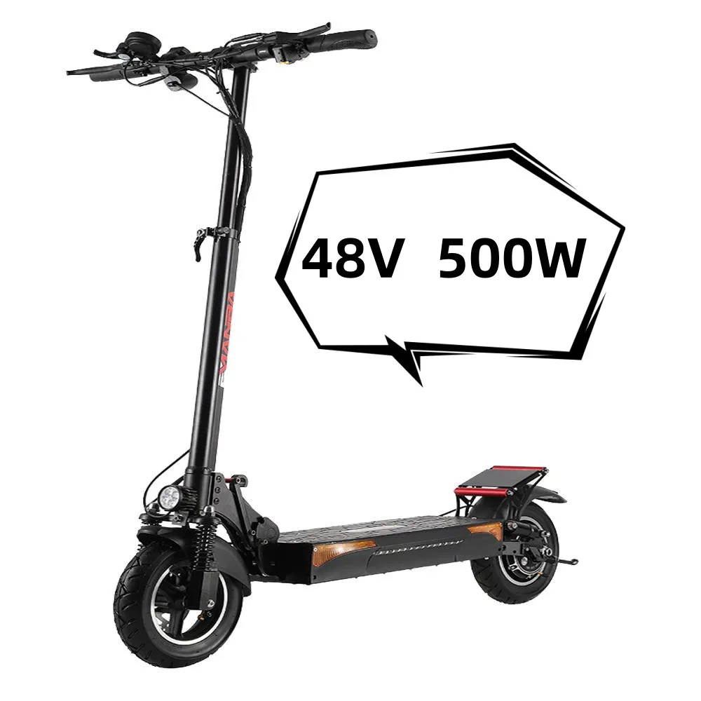 

EU Warehouse 350W 500W Motor Off Road Folding e Scooter 10 inches Fast Adult Electric Scooter With Suspension