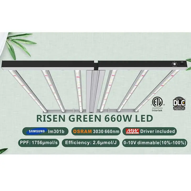 Hydroponic Gavita Pro Full spectrum samsung lm301b 660w led grow light vertical grow indoor