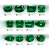 Synthetic Zambian Colombia emerald price rough emerald cut gem