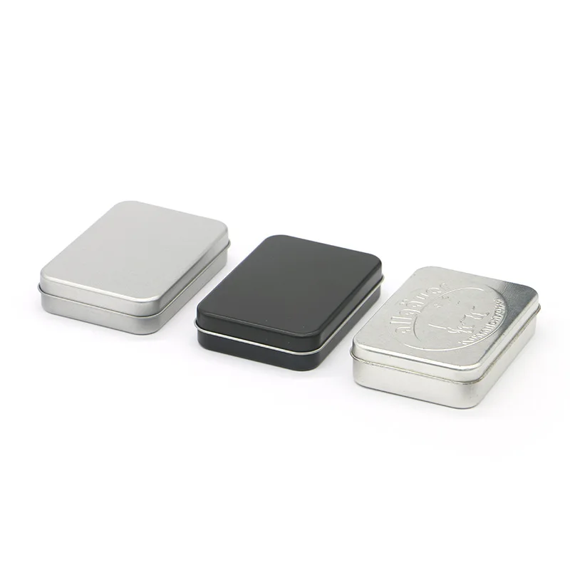 Tinplate Square Storage Box for Candle Electronic Products & Small Parts-Customizable Craft Box with Recycled Materials