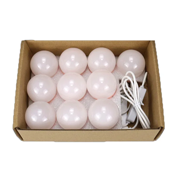 

3 Colors Lighting Modes Makeup Mirror Adjustable Brightness Mirror Led Makeup Mirror Lights, White