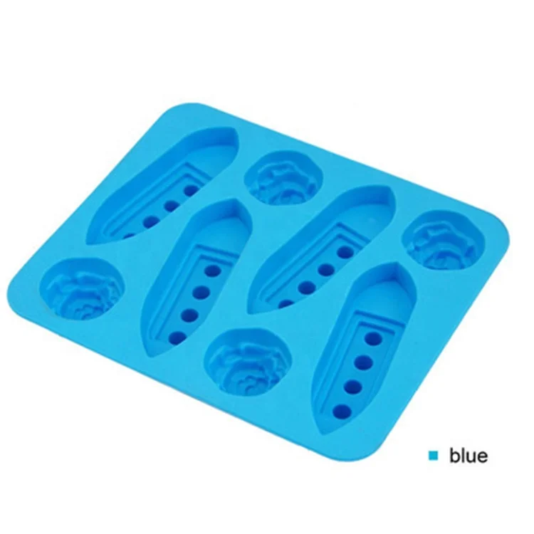
3D ship silicone molds 3d boat shape handmade dorative mold funny cake molds 