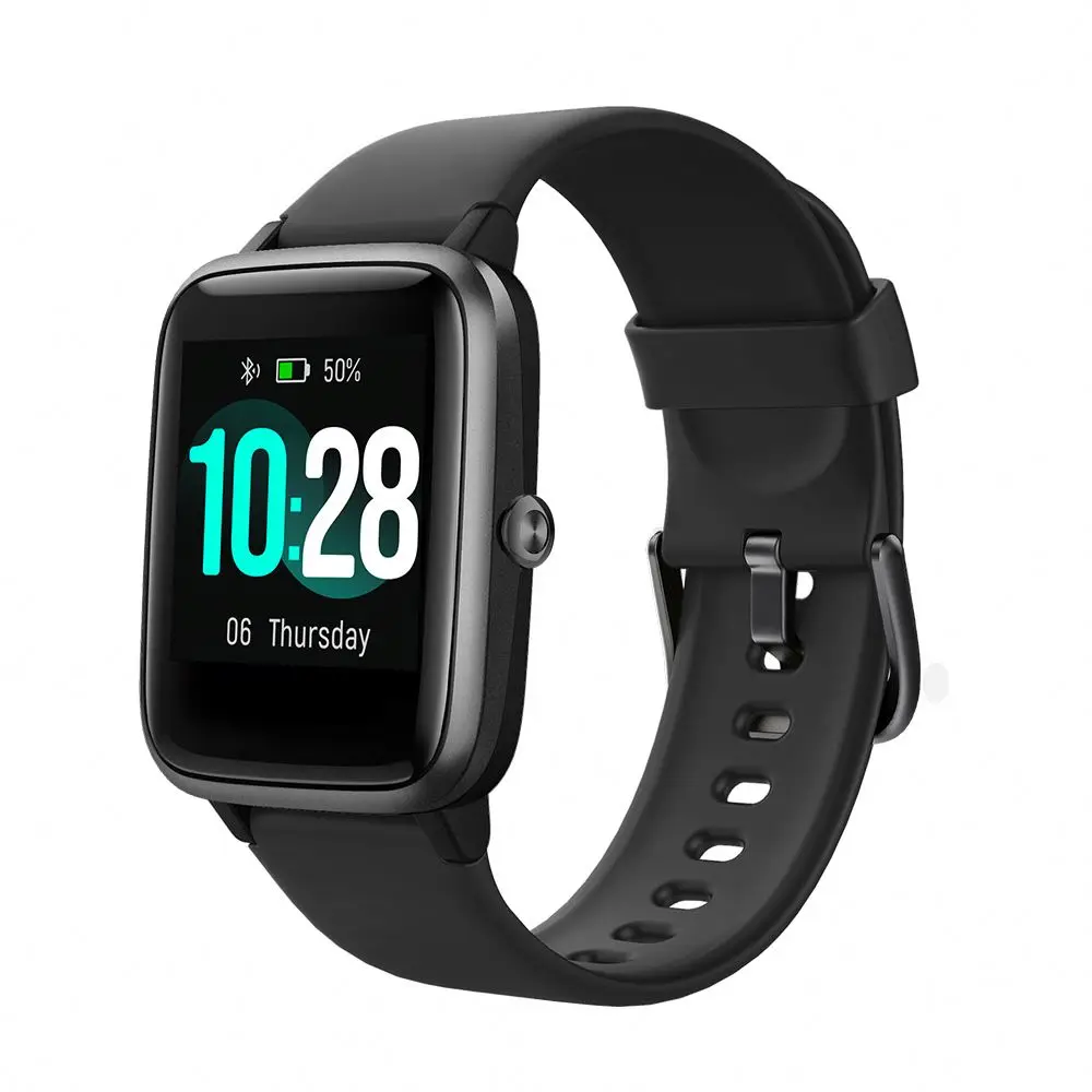 

2020 Tracker Heart Rate Sports Waterproof IP68 ID205L HD Screen Smart Watch Fitness Wearable 1.3 Inch for Android Ios Smartwatch, Black, blue, red