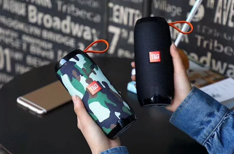 Hot Sale Fashion Portable Fabric Wireless Speaker TG106 with hands free function - ANKUX.COM