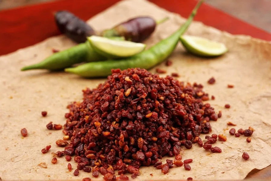 Side-by-side comparison of various dried chiles