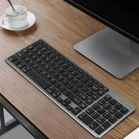 

Rechargeable Bluetooth Wireless Keyboard with Number Pad Full Size Design for iPad phone tablet