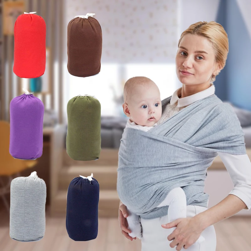 

C'dear Classic Comfortable Cotton Multiple Positions Easy Wearing and Carry Infant Original Child and Newborn Sling Wrap Carrier, Customized color
