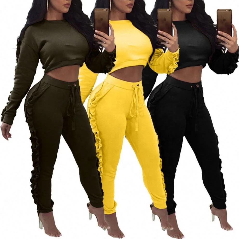 

ZYY029 2021 women fashion 2 piece sets clothing