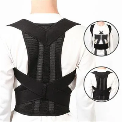 

Clavicle POSTURE CORRECTOR FOR MEN AND WOMEN Adjustable Back Posture Corrector, Black purple green pink gray